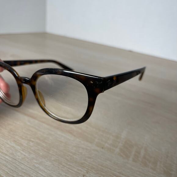 Ray-Ban RB4324 710/51 Sunglasses FRAMES ONLY Tortoise READ Cat Eye 50-21-150 - Picture 8 of 12